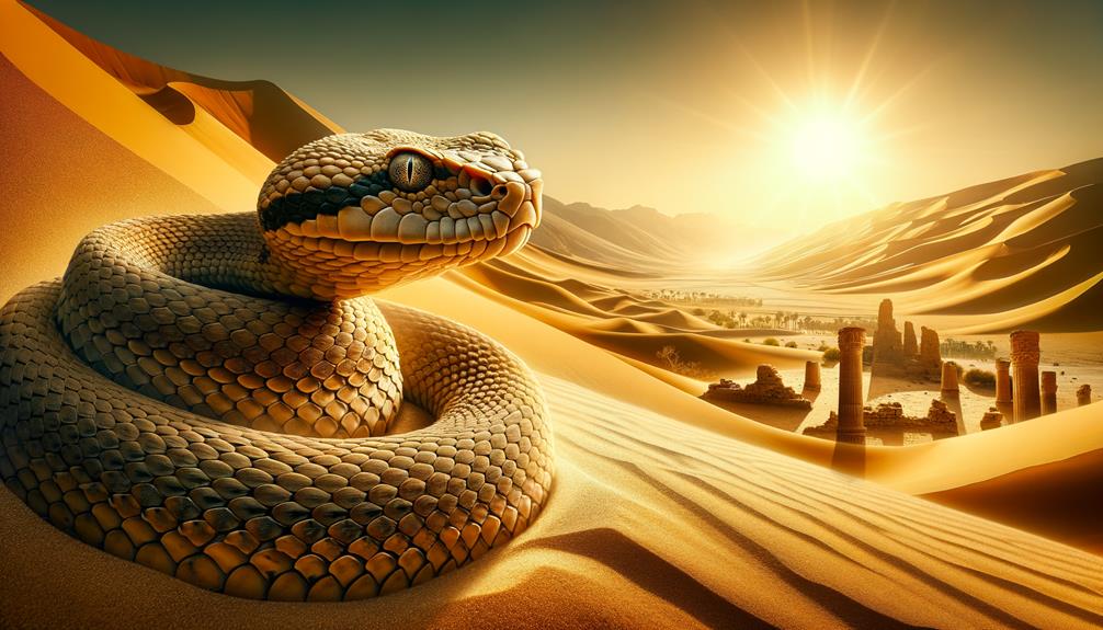 deadly venomous desert serpents