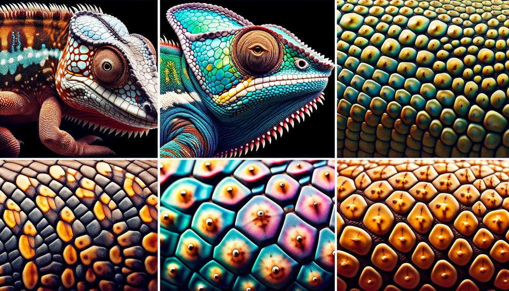 diverse reptilian skin adaptations