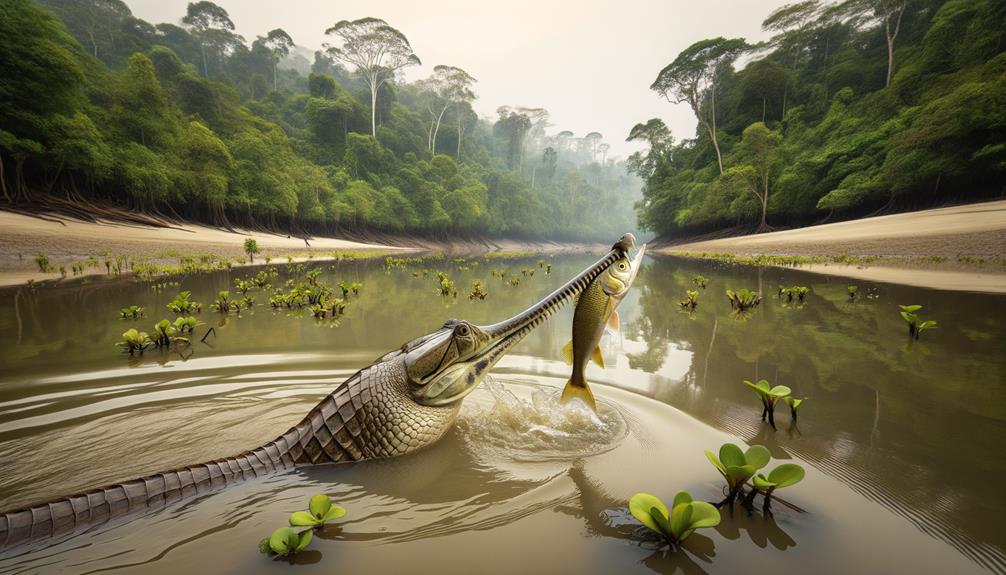 endangered gharials predatory fish eaters