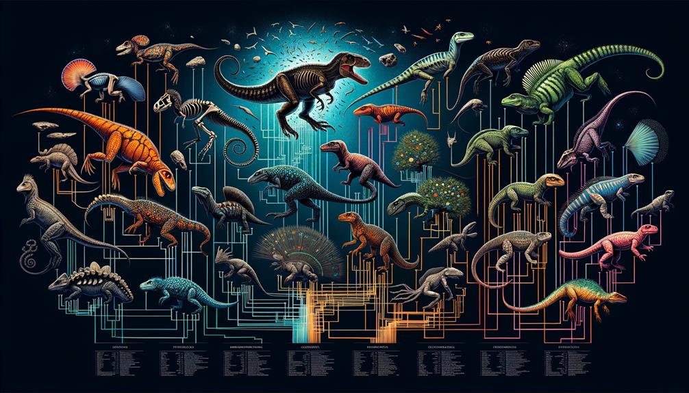 evolutionary relationships between organisms