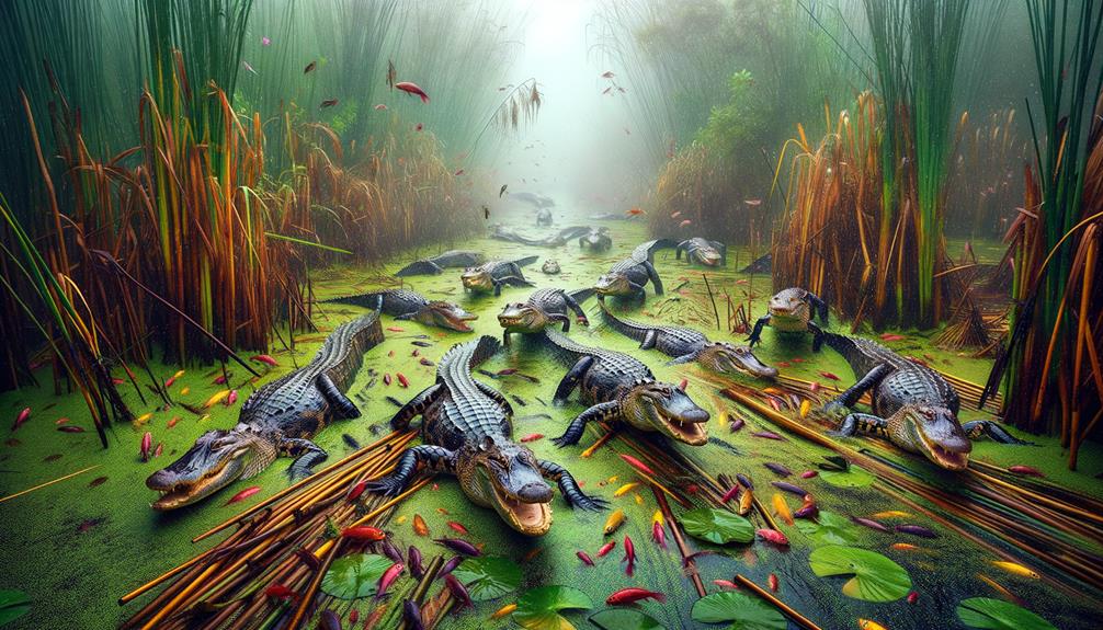 Chinese Alligators Yangtze Wetlands 2 exploring diet and nutrition