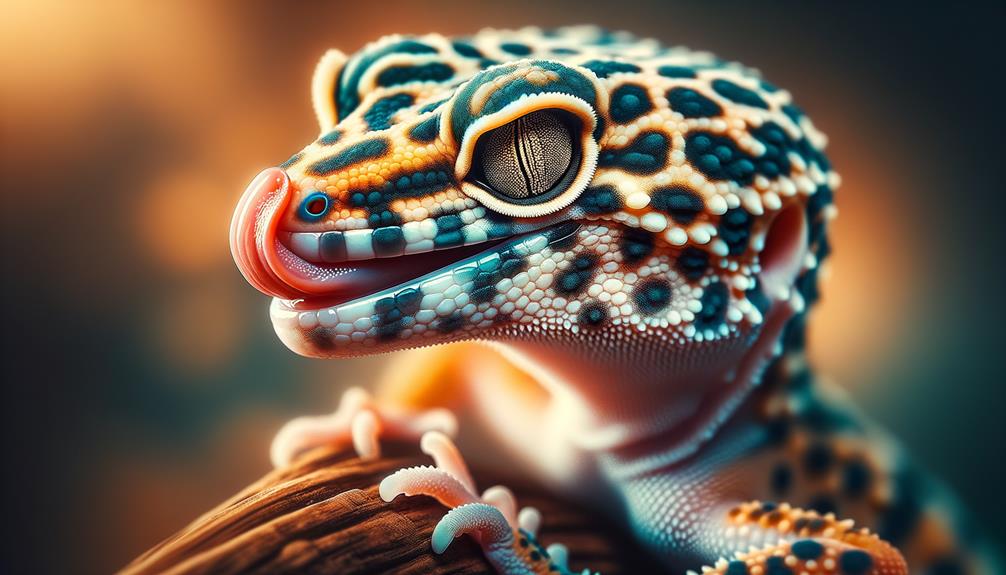 geckos lick their eyes