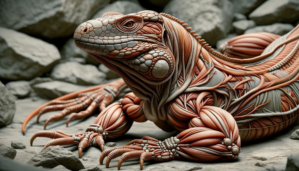 muscular system reptile adaptations