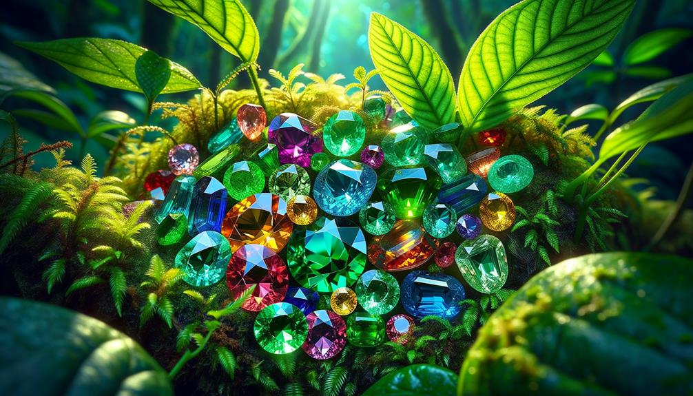 precious vibrant uncommon gemstones