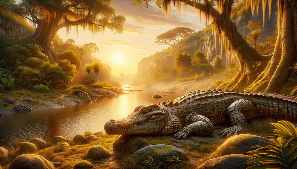 prehistoric reptilian predators roamed ecosystems