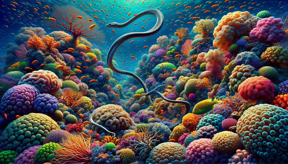 reef dwelling sea snakes