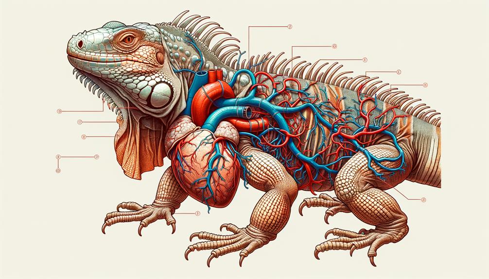 reptile circulatory system adaptations