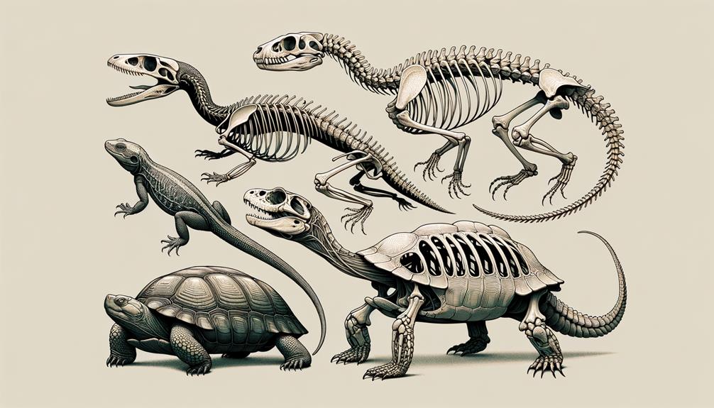 reptilian skeletal structures explored