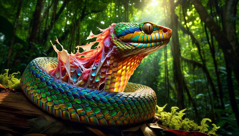 snake skin shedding process