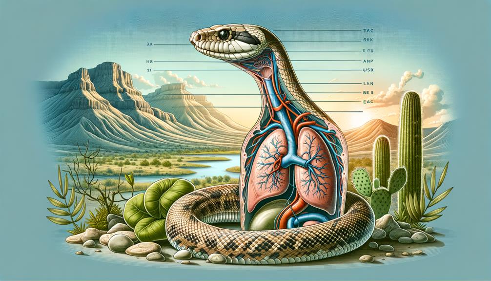 snakes unique respiratory adaptations