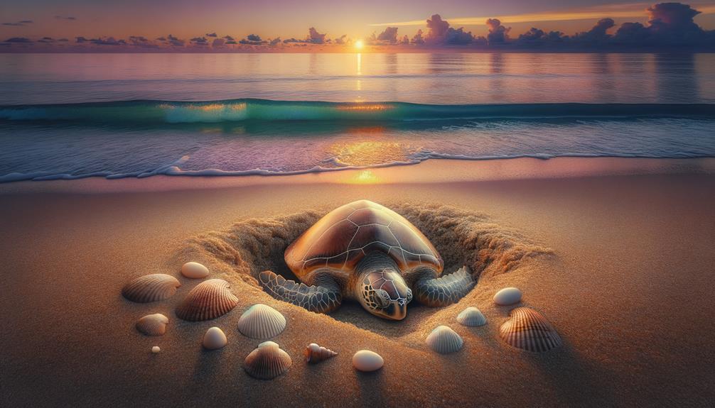 turtles lay eggs safely
