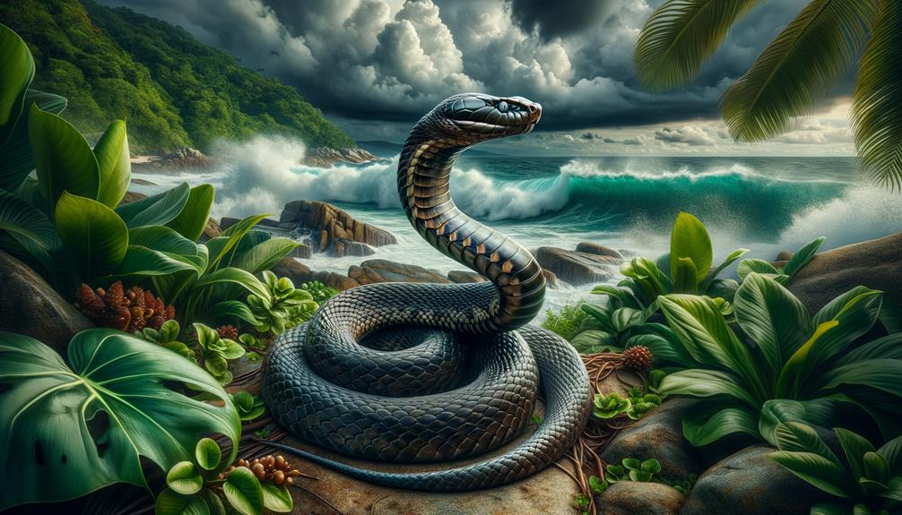 venomous coastal snake species