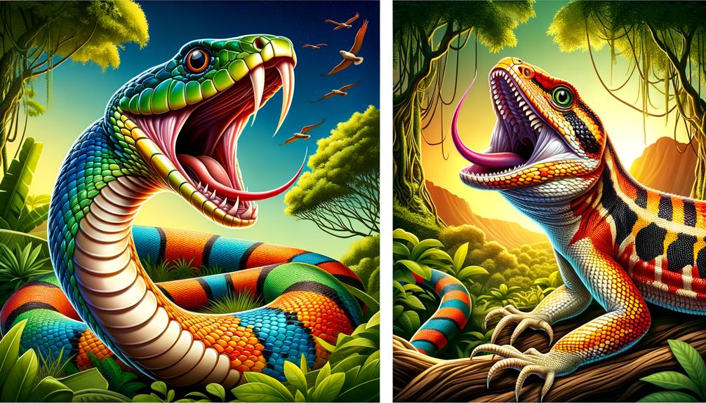 venomous versus poisonous reptiles distinction