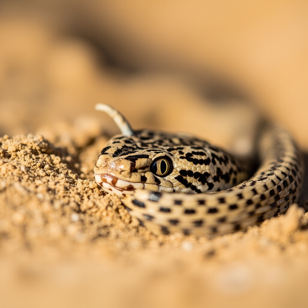 Desert Horned Viper Sand Swimming 6 protecting endangered species habitats