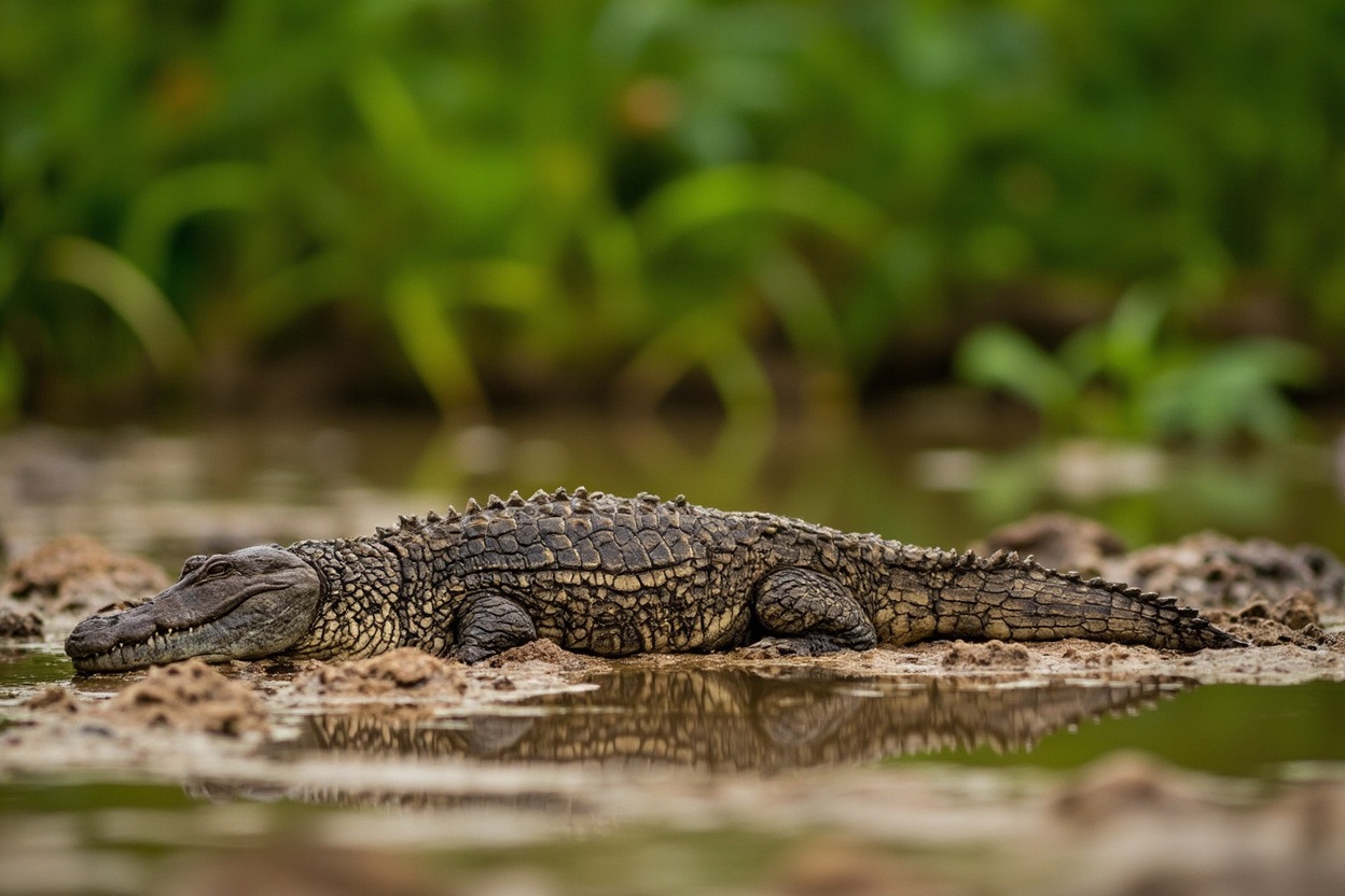 Dwarf Caimans Orinoco Floodplains 2 exploring eating behavior patterns