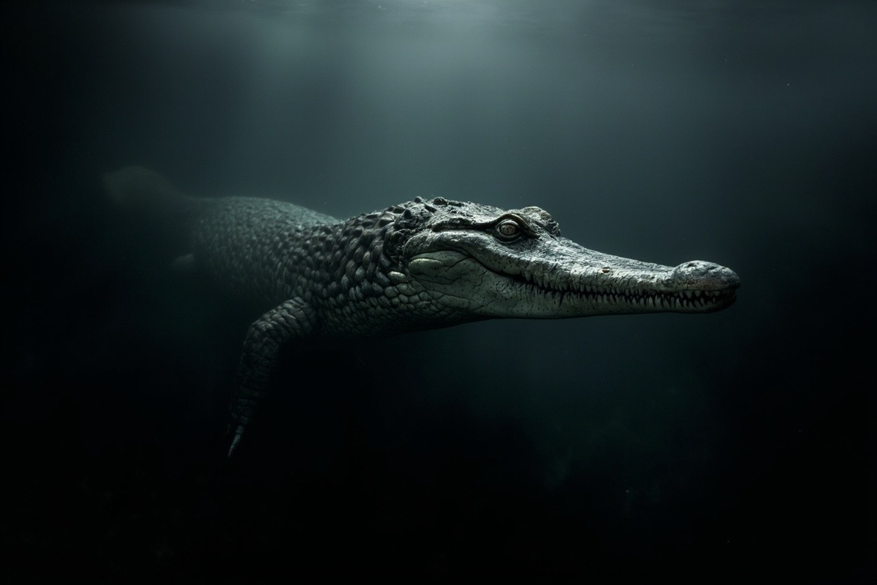 False Gharials Sumatras Swamps 2 predator s diet and hunting