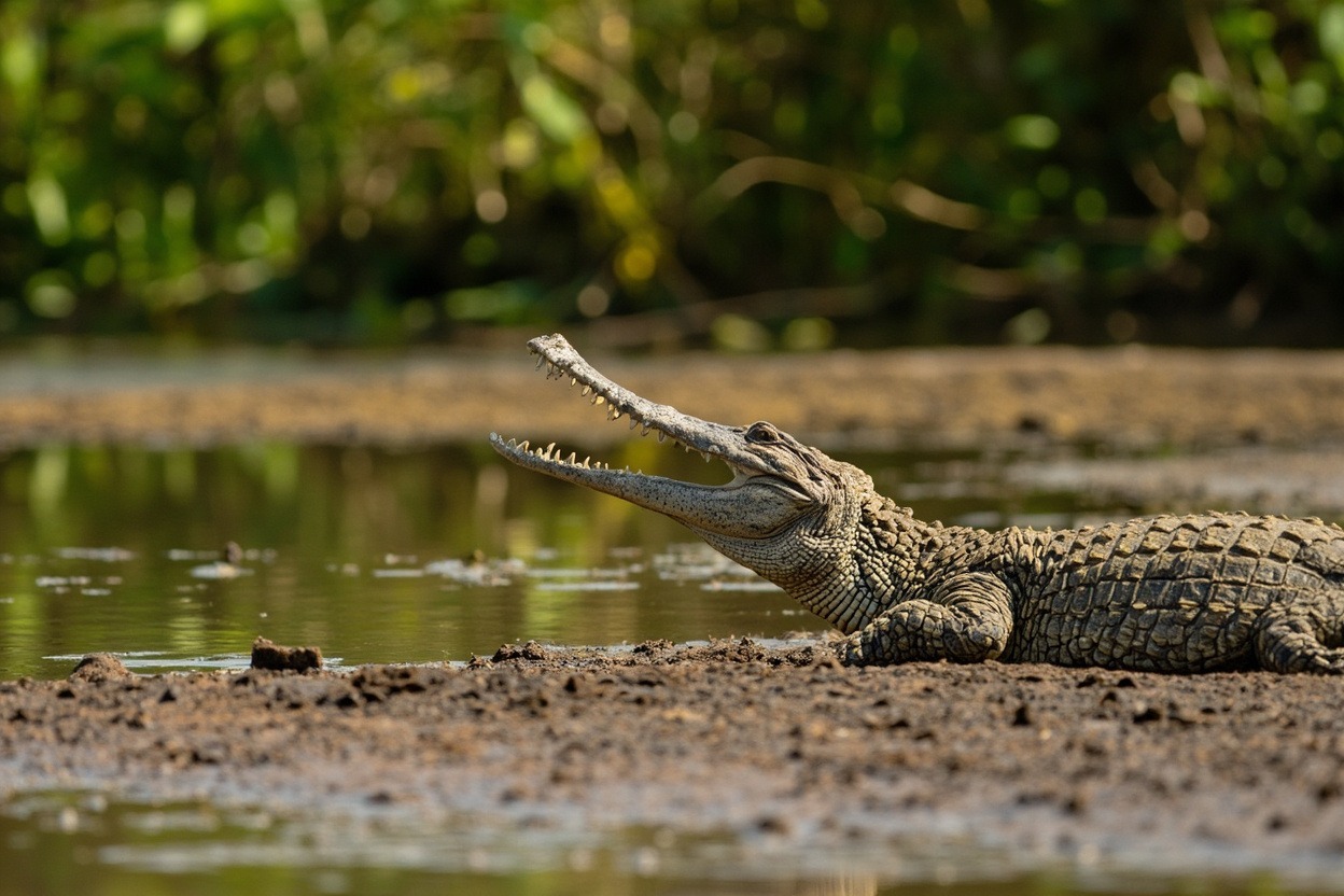 False Gharials Sumatras Swamps 5 wildlife preservation and protection