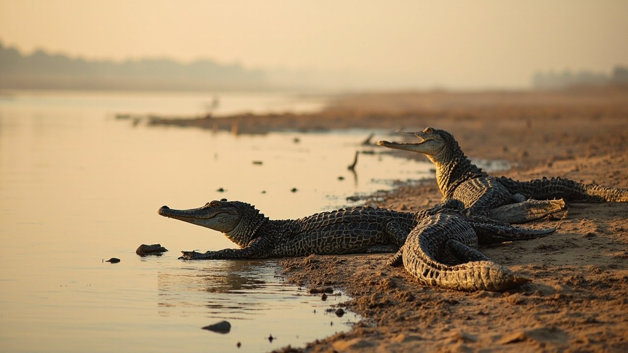 Gharials Ganges River Inhabitants 3 biological processes and longevity