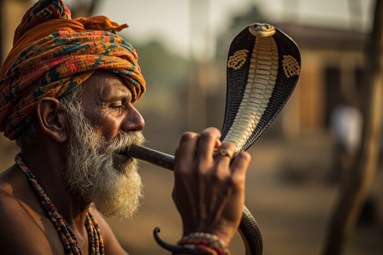 Snake Charming Myth Busted 2 fear drives hunting tactics