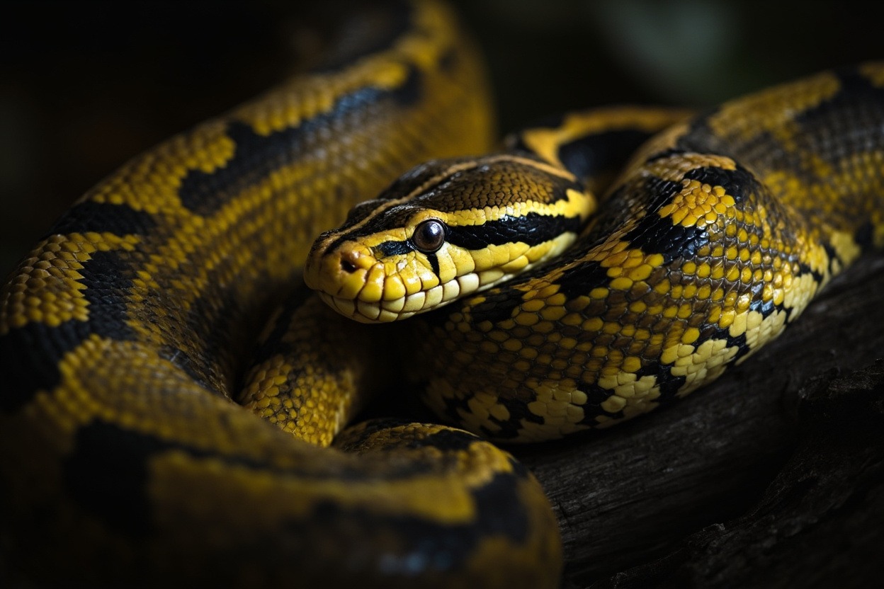 Snake Size Danger Correlation 3 animals search for food
