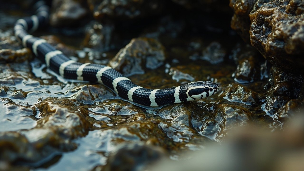 Sea Kraits Intertidal Zones 2 dietary habits and hunting