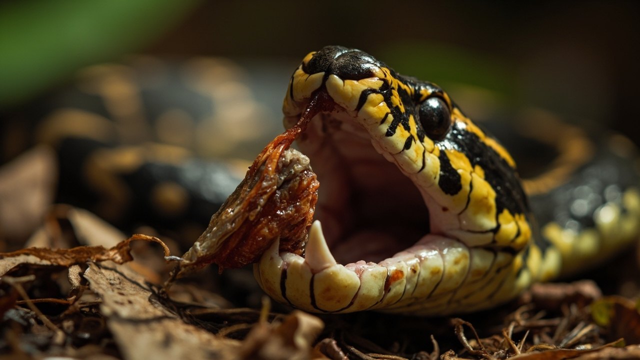Snake Jaw Unhinging Myth 2 stretchy connective tissue movement