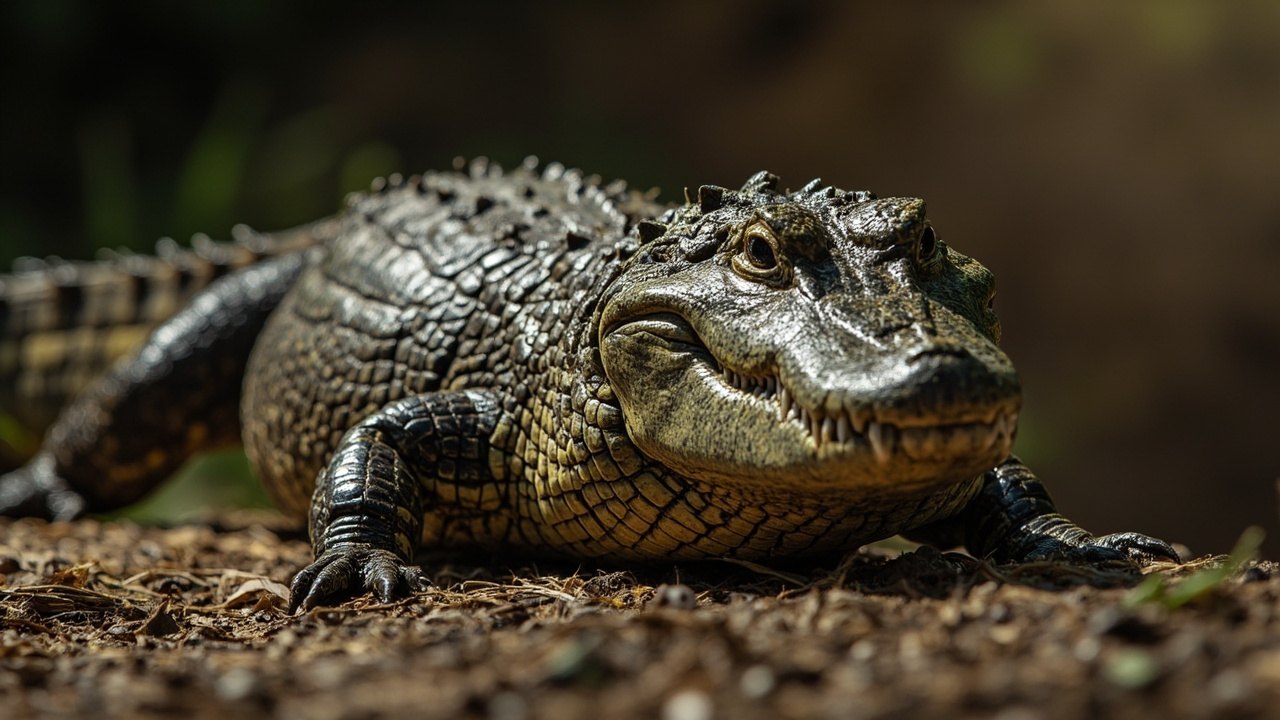 Caimans South American Crocodilians 2 habitat distribution details provided
