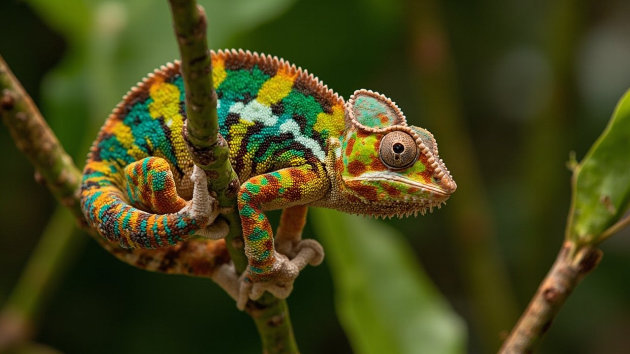 Chameleon Colour Change Facts 2 body s internal heat control