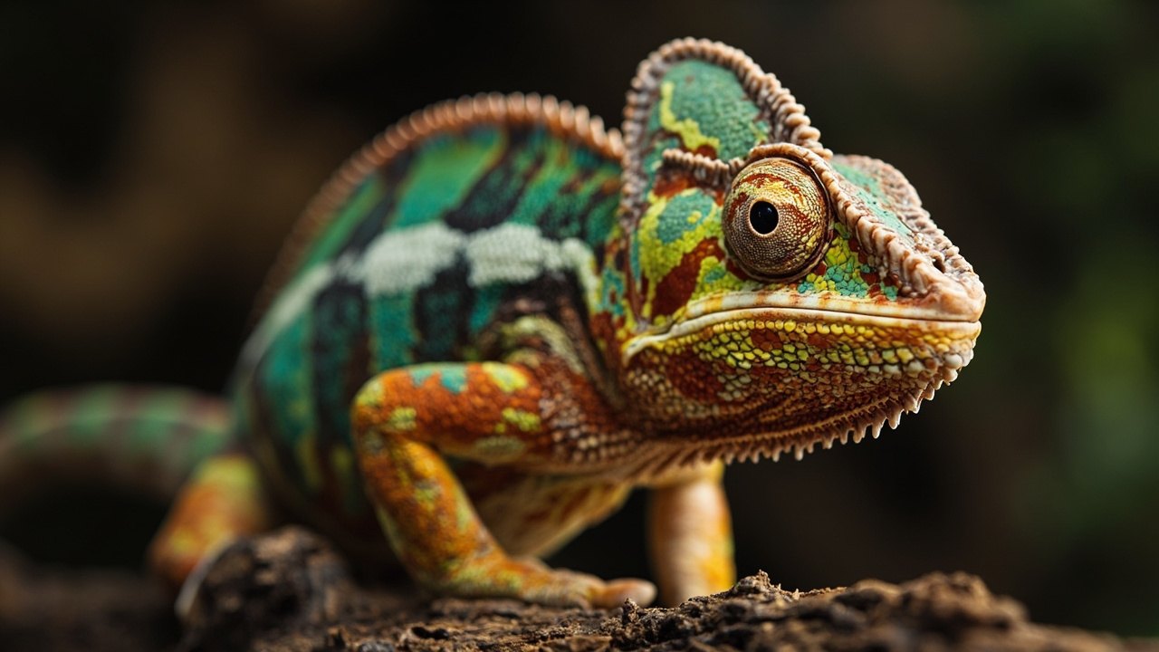 Chameleon Colour Change Misconceptions 4 hierarchy reproduction courtship evolutionary strategies