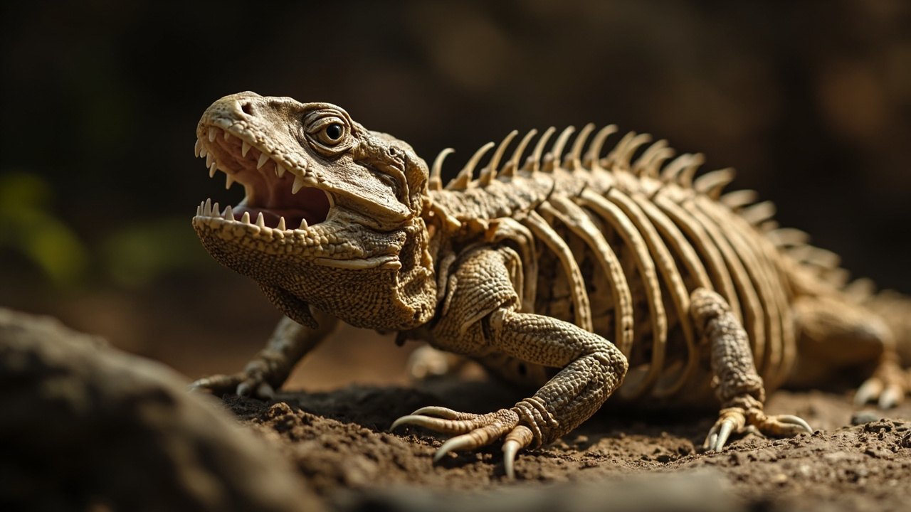 Exploring Reptilian Skeletal Structures 4 flexible bony support structure spine