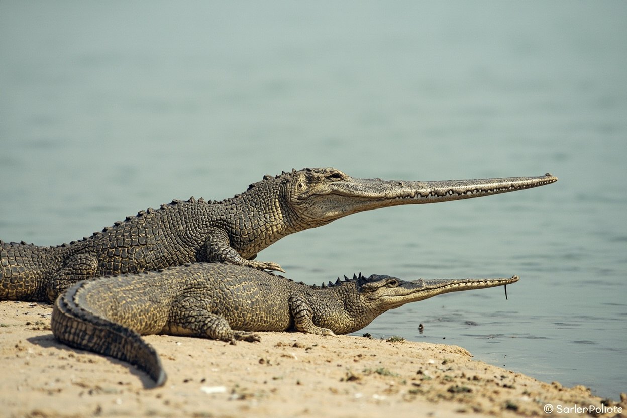 Gharials Ganges River Inhabitants 8 Gharial Ganges River