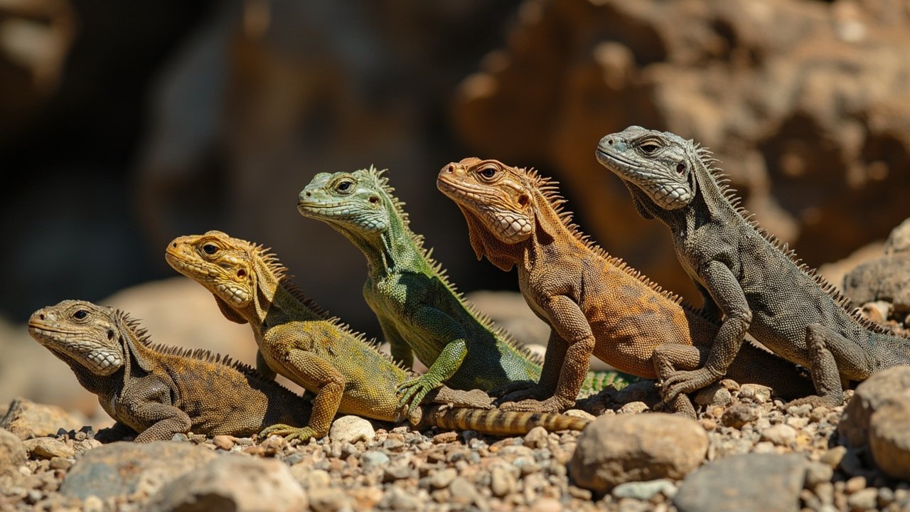 Lizard Evolutionary Radiations 5 morphospace convergence