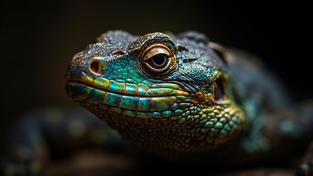 Mesmerising Iridescent Reptile Scales 2 adaptive traits enhance survival success