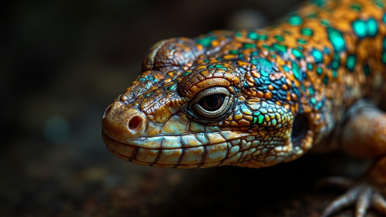 Mesmerising Iridescent Reptile Scales 3 miniaturized structures with unique properties