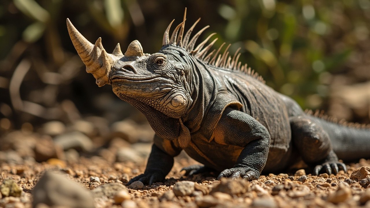 Rhinoceros Iguana Horn Mystery 5 exploring new scientific frontiers
