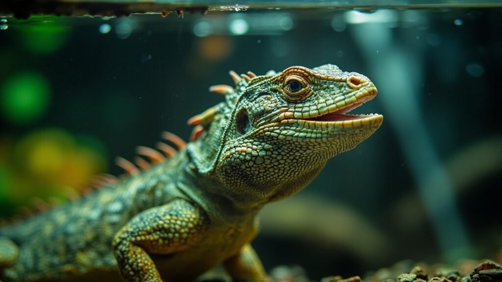 Chinese Water Dragon Underwater Breather image