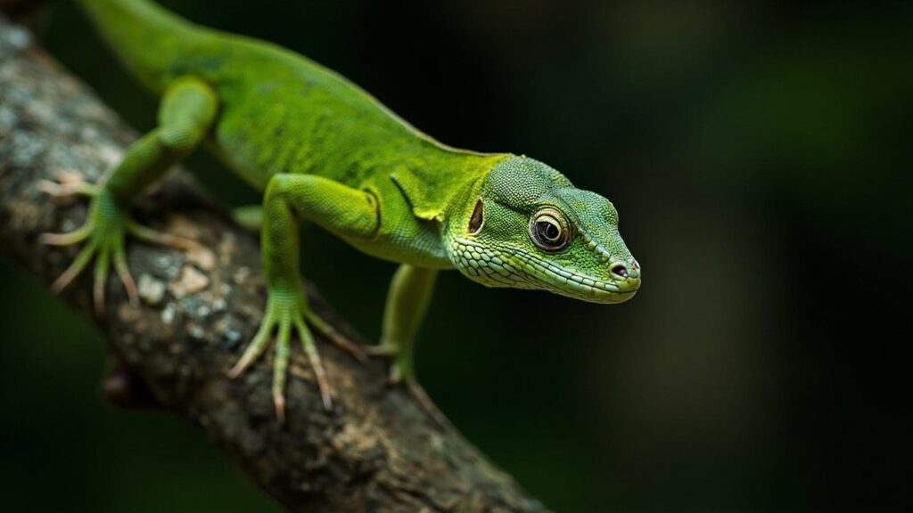Emerald Tree Monitor Arboreal Hunter image