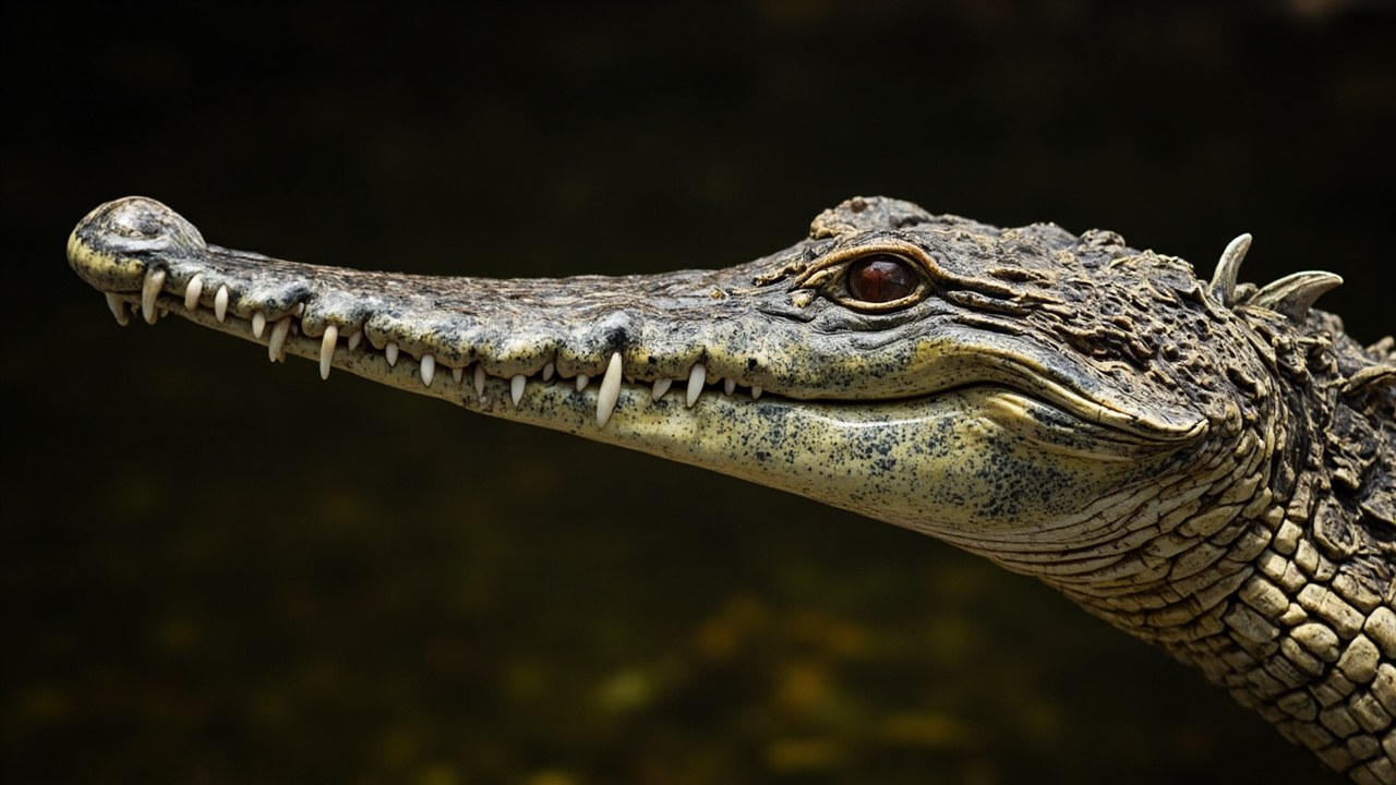 Gharial Crocodile Slender Snouted Fisher image