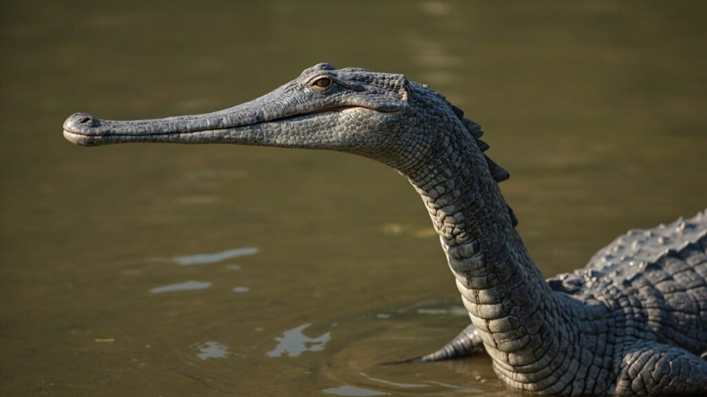 Gharials Ganges River Inhabitants image