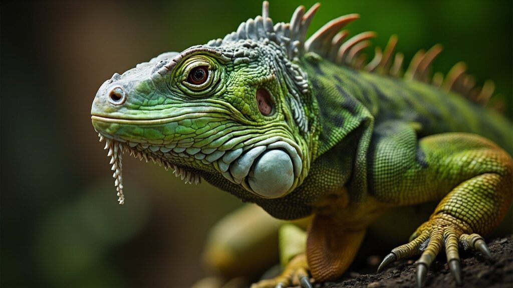 Green Iguanas Impressive Herbivores image