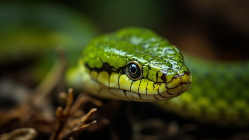 Green Snake Danger Myth image