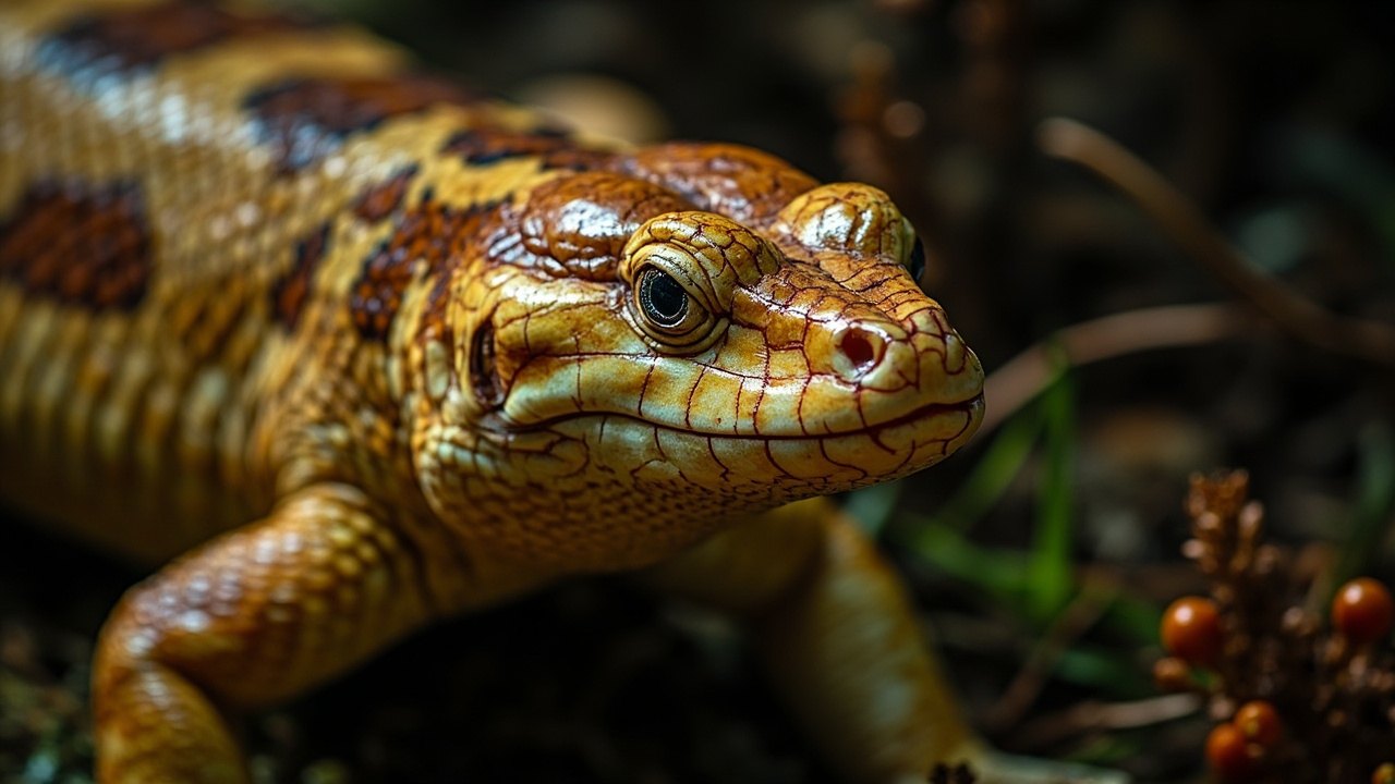 Highly Venomous Reptilian Predators 2 Inland Taipan (Oxyuranus microlepidotus) in its arid habitat