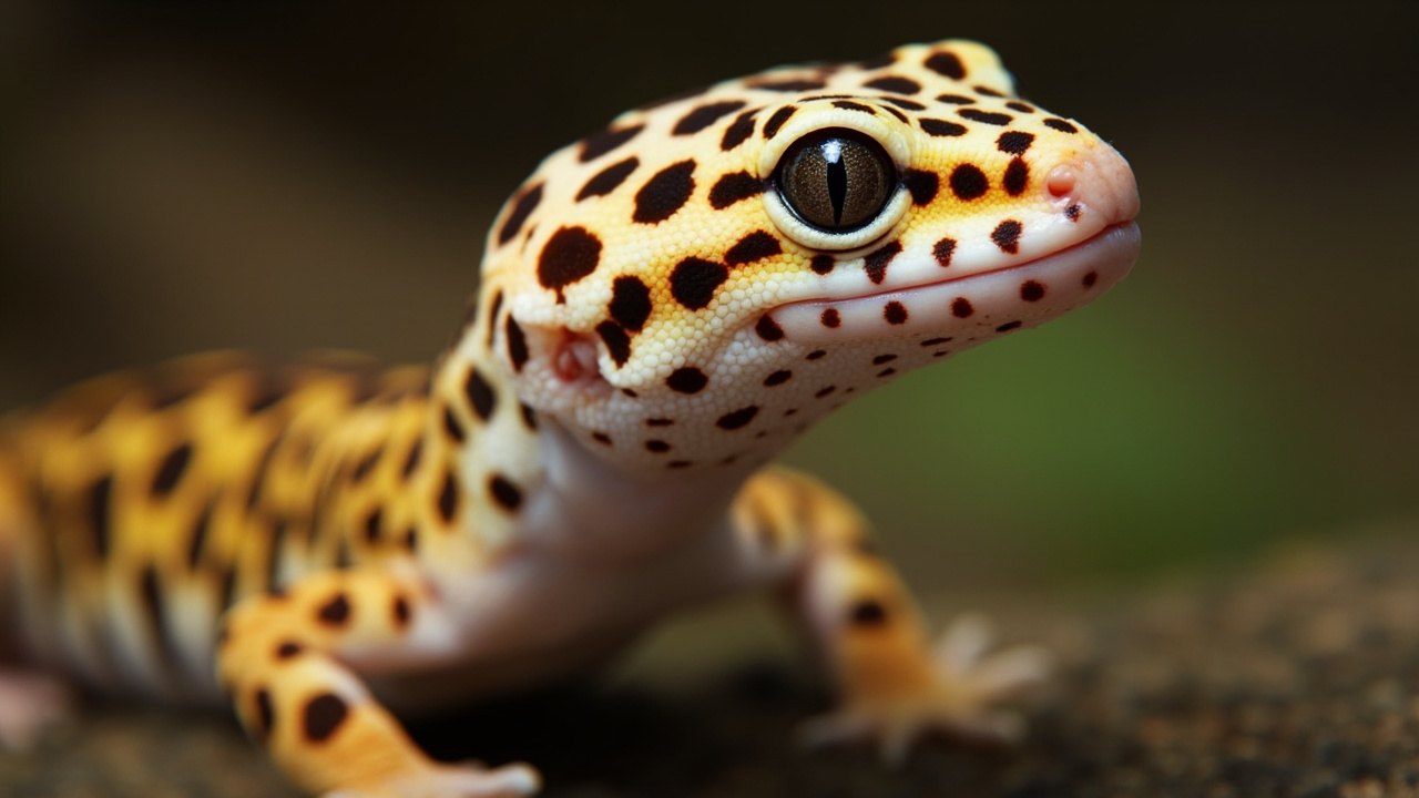 Leopard Gecko Eyelid Licking 1 geckos lick their eyes