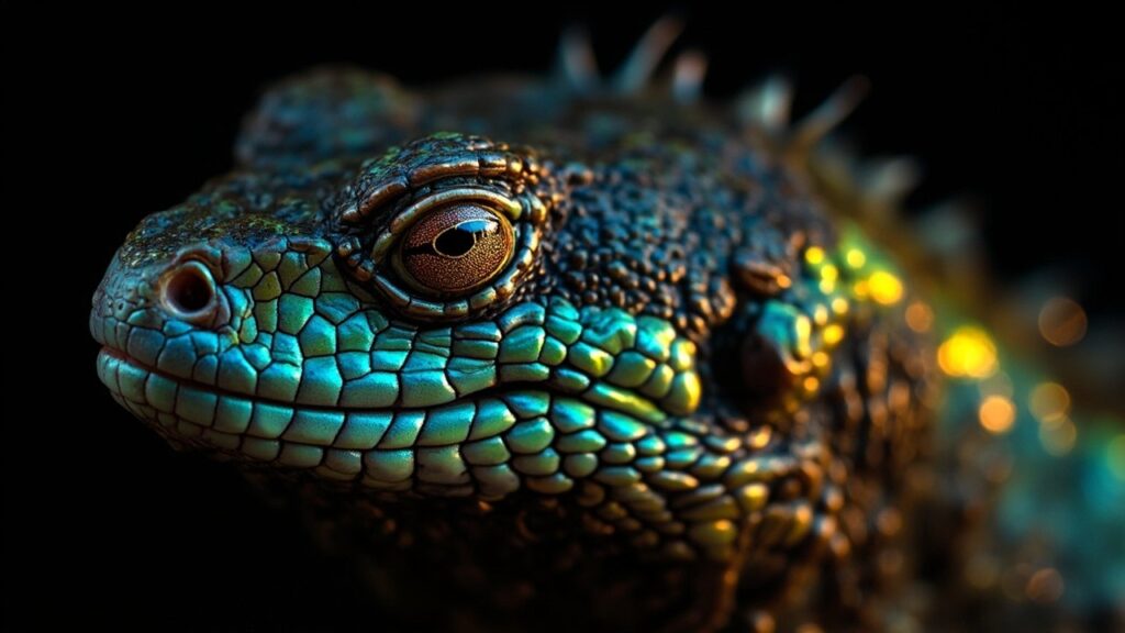 Mesmerising Iridescent Reptile Scales 7 Mesmerising Iridescent Reptile Scales image