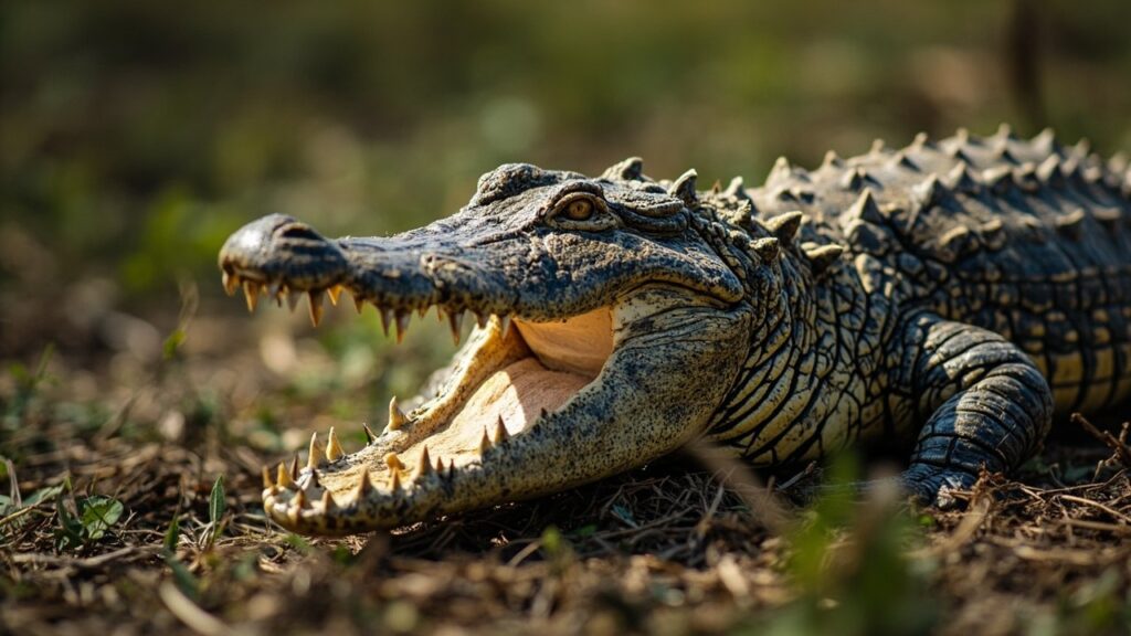 Mugger Crocodiles Marsh Inhabitants image
