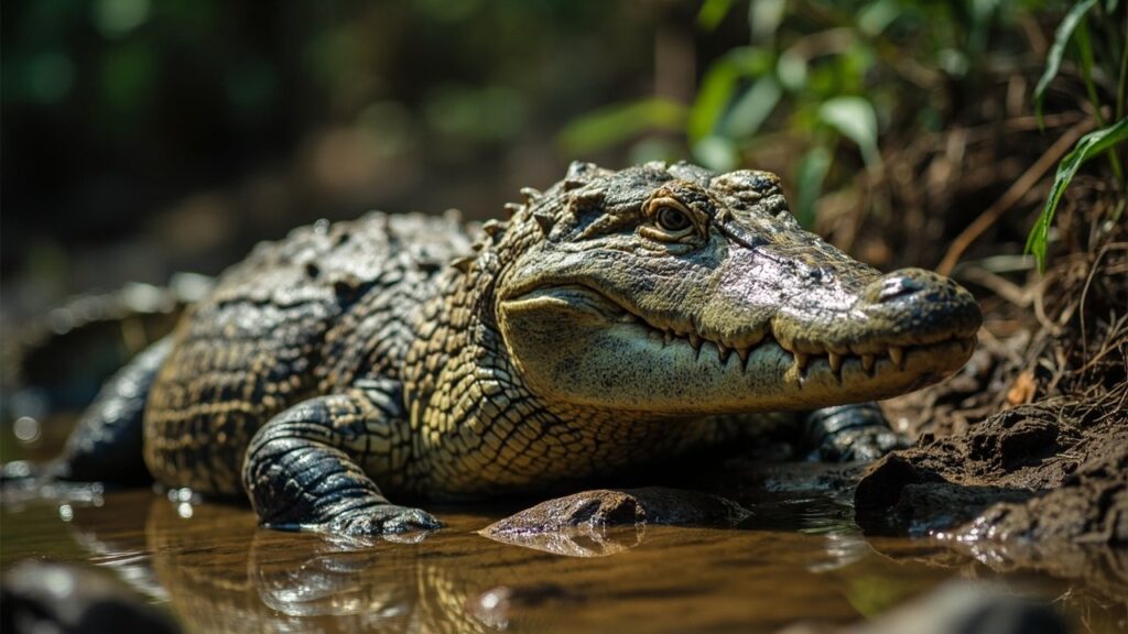New Guinea Crocodiles Island Rivers image