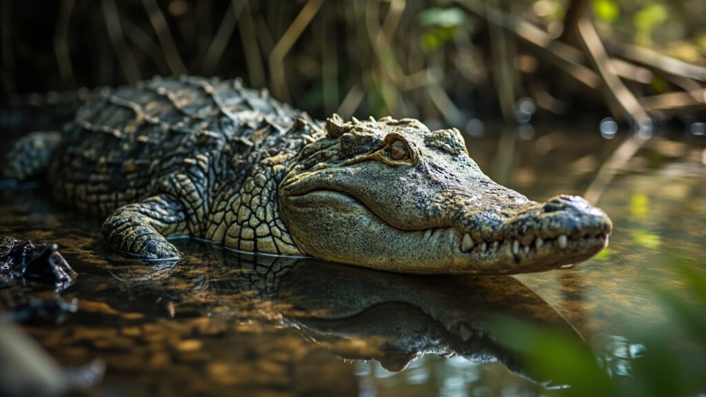 Saltwater Crocodiles Aquatic Predators image