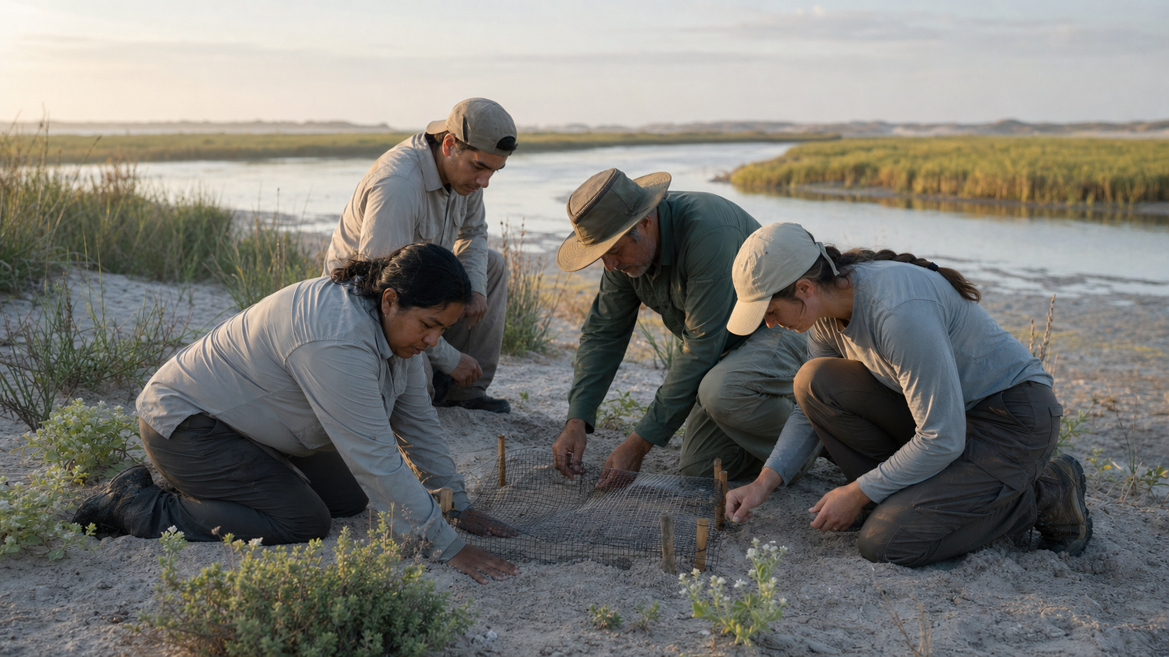 Community-Led Conservation: Principles and Practice 1 Community conservation team monitoring native reptile habitat
