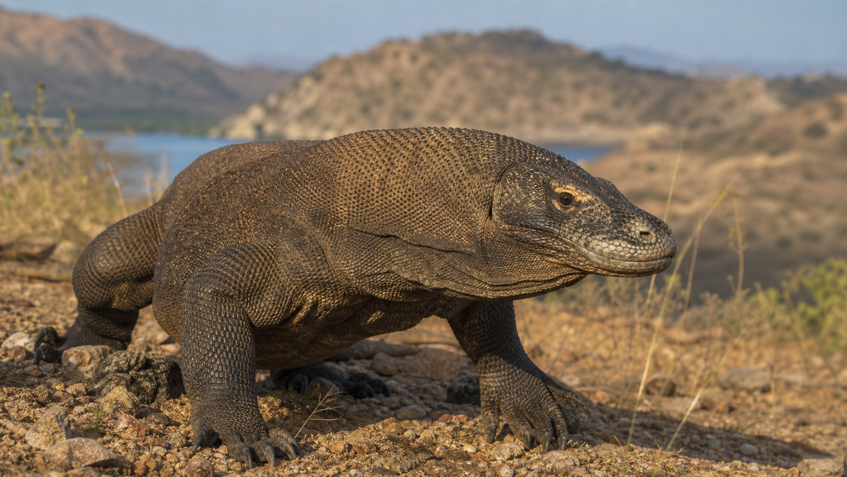Komodo Dragons: The Largest Lizards 5 Komodo dragon in protected island habitat