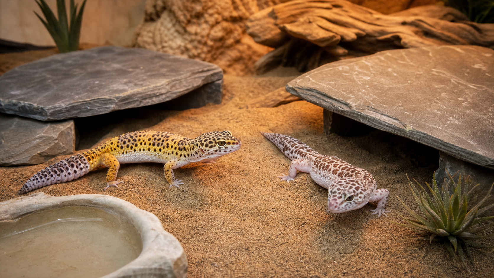 Species-appropriate reptile breeding habitat